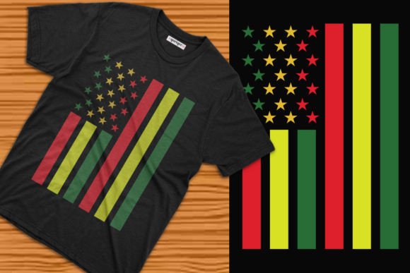Juneteenth Flag Tee Design: Graphics & T-Shirt Designs