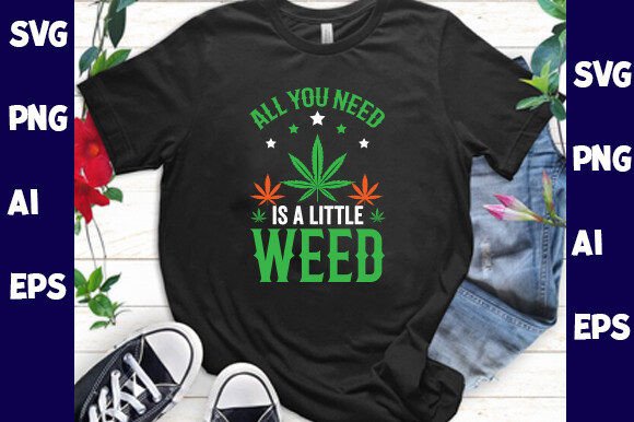 Smoke Weed SVG: Graphics for T-Shirt Designs
