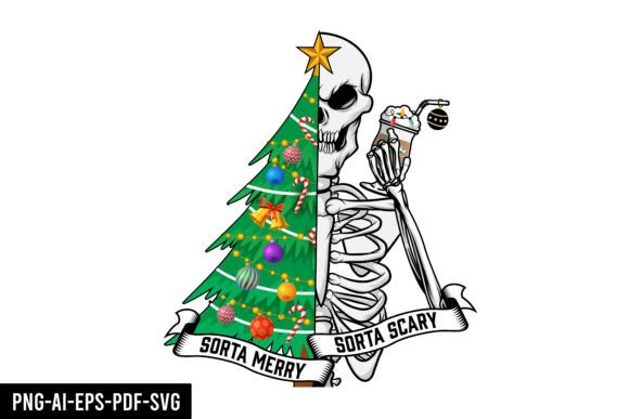 Sorta Scary Sorta Merry Graphics for Crafts