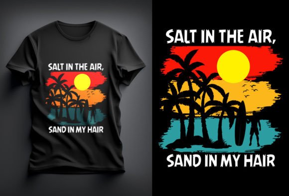 Summer T-Shirt Design, Summer Beach Graphics