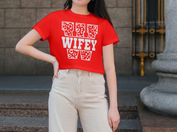 Wifey SVG PNG & Varsity Wifey Graphics for T-Shirt Designs